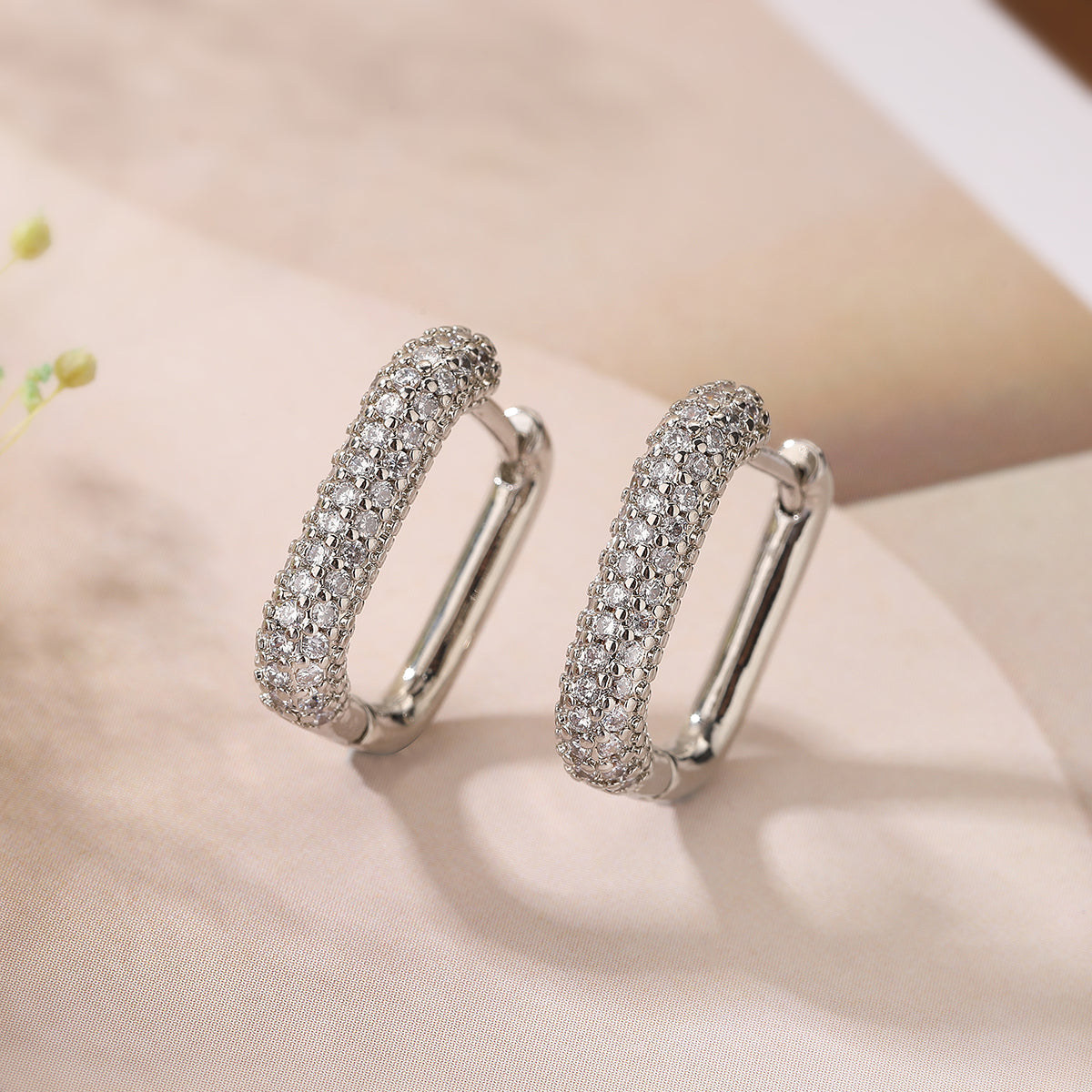 Iris Hoop Earrings