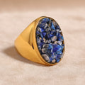 Indigo Open Ring